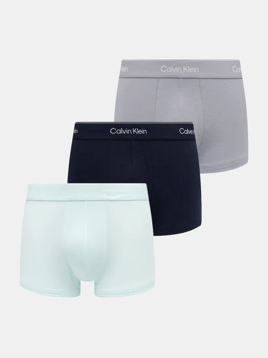 Zdjęcie produktu Calvin Klein Underwear bokserki dopasowane męskie 3-pack turkusowy