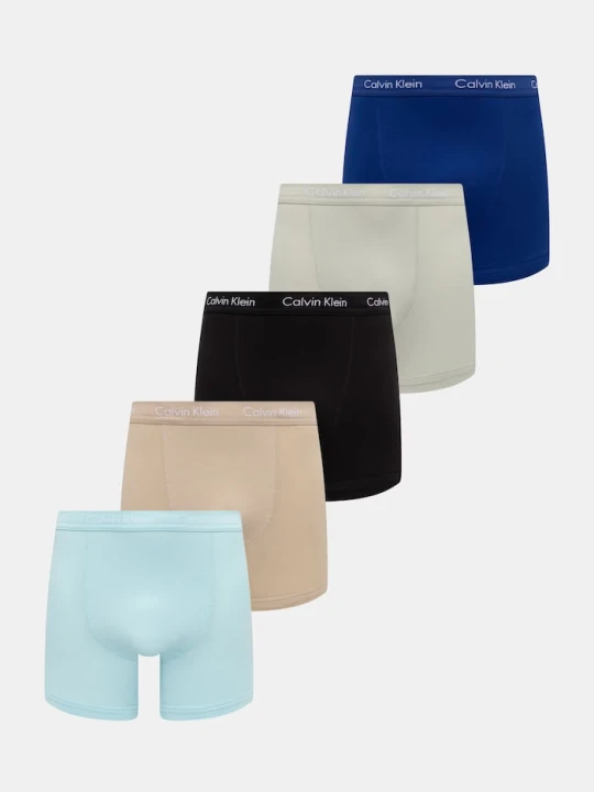 Zdjęcie produktu Calvin Klein Underwear bokserki męskie bawełniane z elastanem 5-pack niebieski