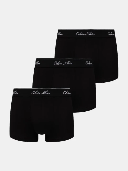 Zdjęcie produktu Calvin Klein Underwear bokserki dopasowane męskie bawełniane z elastanem 3-pack czarny