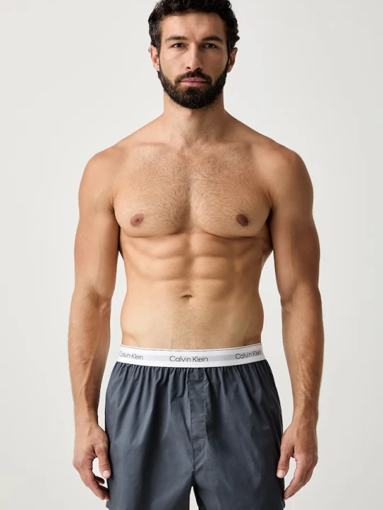 Zdjęcie produktu Calvin Klein Underwear bokserki luźne męskie bawełniane z elastanem 3-pack szary