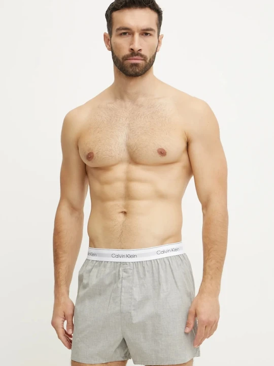 Zdjęcie produktu Calvin Klein Underwear bokserki luźne męskie bawełniane z elastanem 3-pack szary