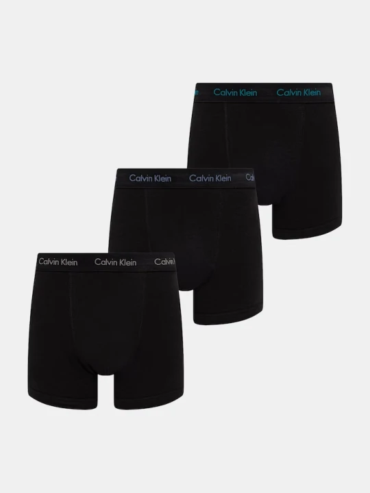 Zdjęcie produktu Calvin Klein Underwear bokserki męskie bawełniane z elastanem 3-pack czarny