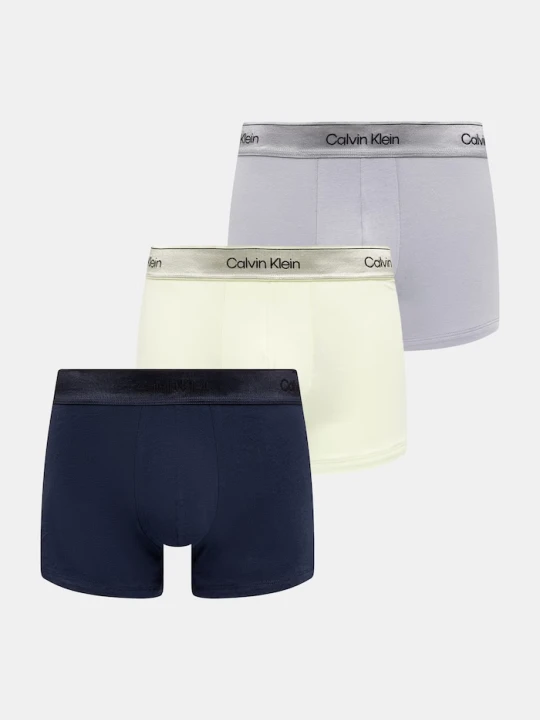 Zdjęcie produktu Calvin Klein Underwear bokserki męskie bawełniane z elastanem 3-pack zielony
