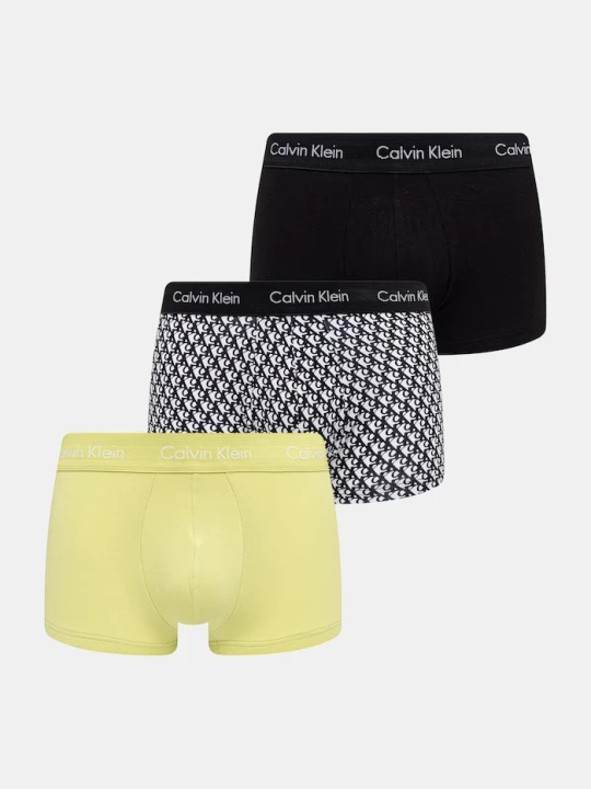 Zdjęcie produktu Calvin Klein Underwear bokserki męskie bawełniane z elastanem 3-pack żółty