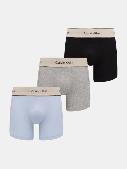 Zdjęcie produktu Calvin Klein Underwear bokserki męskie bawełniane z elastanem 3-pack niebieski
