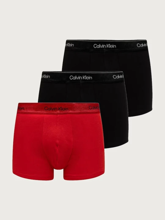 Zdjęcie produktu Calvin Klein Underwear bokserki męskie bawełniane z elastanem 3-pack czerwony