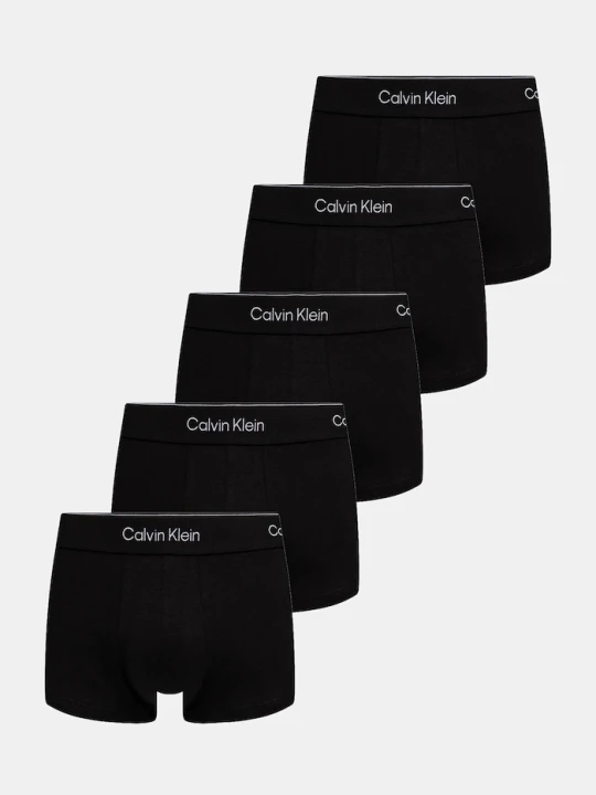 Zdjęcie produktu Calvin Klein Underwear bokserki męskie bawełniane z elastanem 5-pack czarny