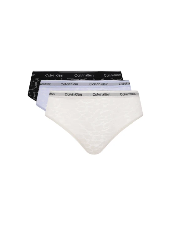 Zdjęcie produktu Calvin Klein Underwear Koronkowe figi brazylijskie 3-pack biały