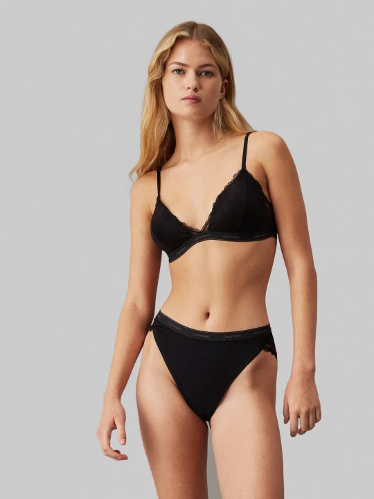 Zdjęcie produktu Calvin Klein Underwear Koronkowy biustonosz czarny