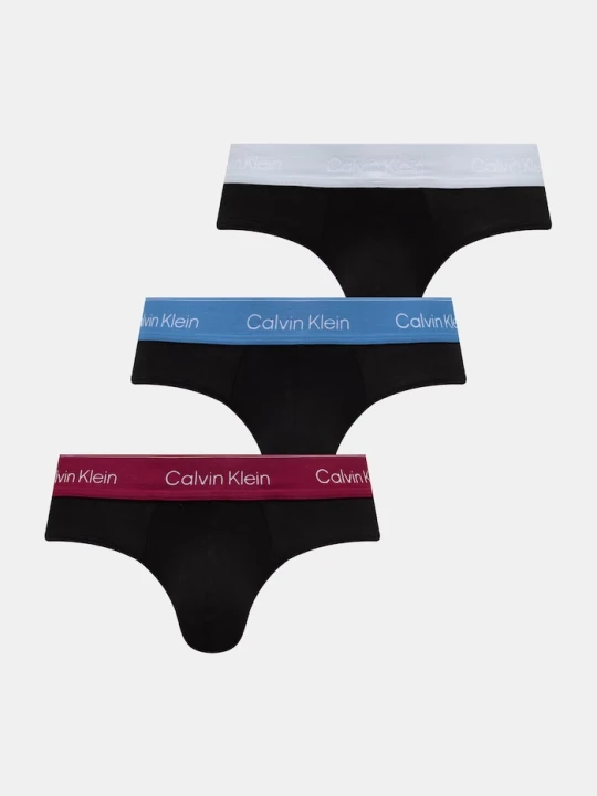 Zdjęcie produktu Calvin Klein Underwear slipy męskie bawełniane z elastanem 3-pack czarny