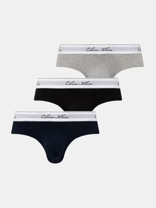 Zdjęcie produktu Calvin Klein Underwear slipy męskie z bawełną 3-pack szary