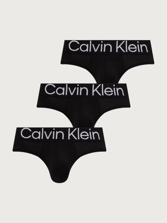 Zdjęcie produktu Calvin Klein Underwear slipy męskie z lyocellem 3-pack czarny