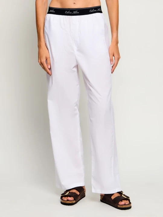 Zdjęcie produktu Calvin Klein Underwear Spodnie od piżamy | Straight fit biały