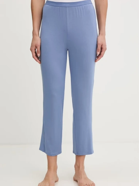 Zdjęcie produktu Calvin Klein Underwear spodnie piżamowe damskie z modalu niebieski