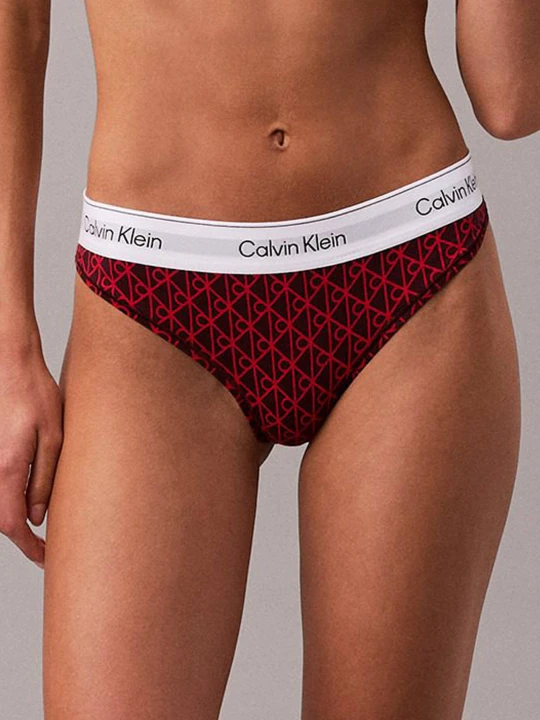 Zdjęcie produktu Calvin Klein Underwear Stringi bordowy