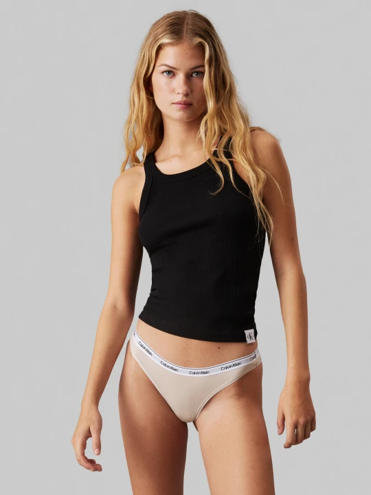 Zdjęcie produktu Calvin Klein Underwear Stringi beżowy