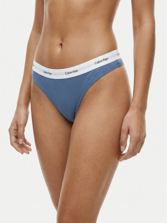 Zdjęcie produktu Calvin Klein Underwear Stringi LV00QD5357 Niebieski