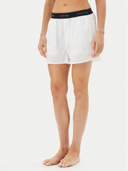 Zdjęcie produktu Calvin Klein Underwear Szorty piżamowe LV00QS7471 Biały Relaxed Fit