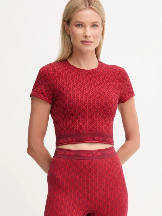 Zdjęcie produktu Calvin Klein Underwear t-shirt lounge bordowy