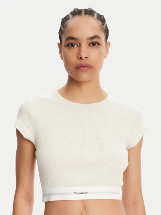 Zdjęcie produktu Calvin Klein Underwear T-Shirt LV00QS7349 Beżowy Slim Fit