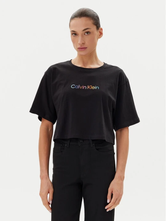 Zdjęcie produktu Calvin Klein Underwear T-Shirt LV00QS7470 Czarny Boxy Fit