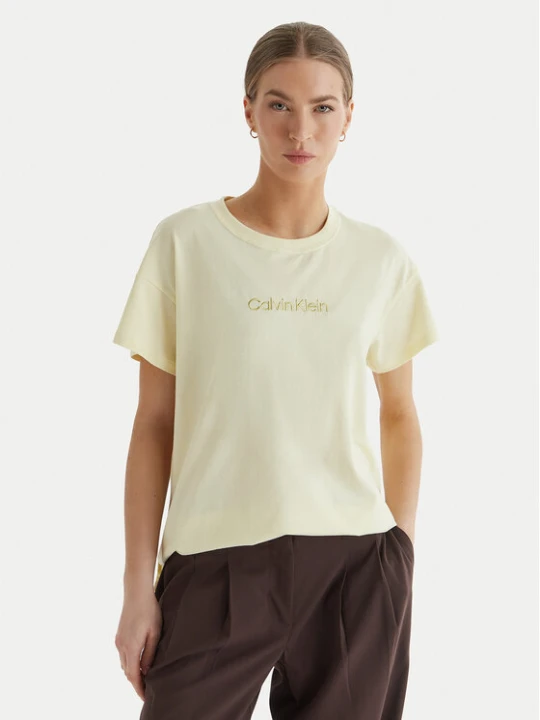 Zdjęcie produktu Calvin Klein Underwear T-Shirt LV00QS7593 Żółty Relaxed Fit