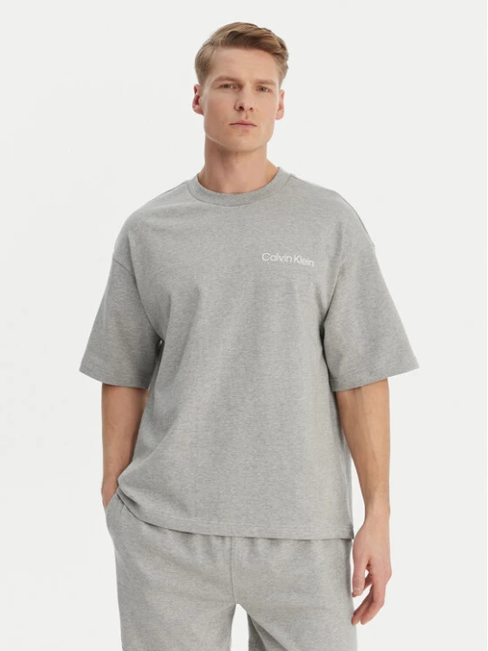 Zdjęcie produktu Calvin Klein Underwear T-Shirt S/S Crew Neck LV00NM2929 Szary Relaxed Fit