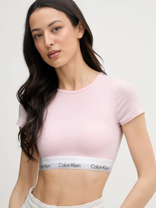 Zdjęcie produktu Calvin Klein Underwear top damski bawełniany różowy