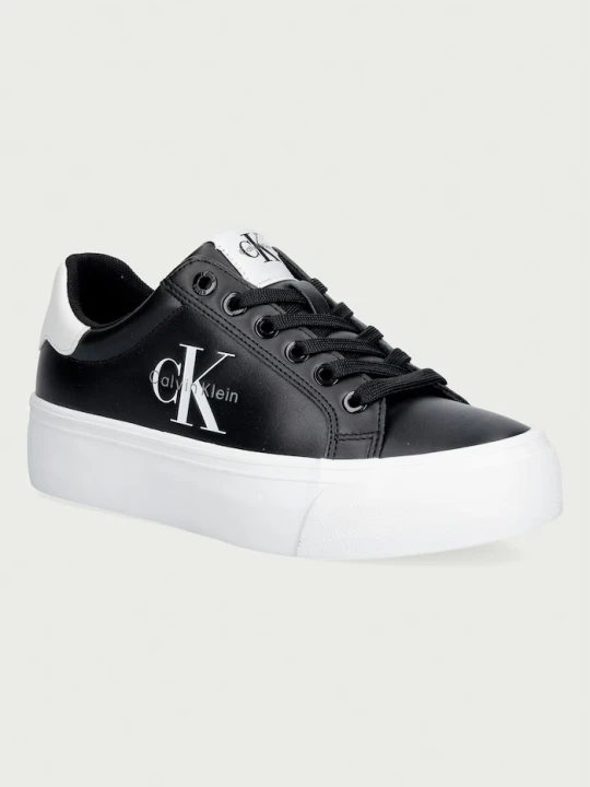 Zdjęcie produktu Calvin Klein VULC FLATFORM LACEUP LOW LTH sneakersy damskie czarny