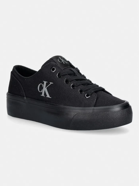 Zdjęcie produktu Calvin Klein VULC FLATFORM LOW CANVAS MG tenisówki damskie czarny
