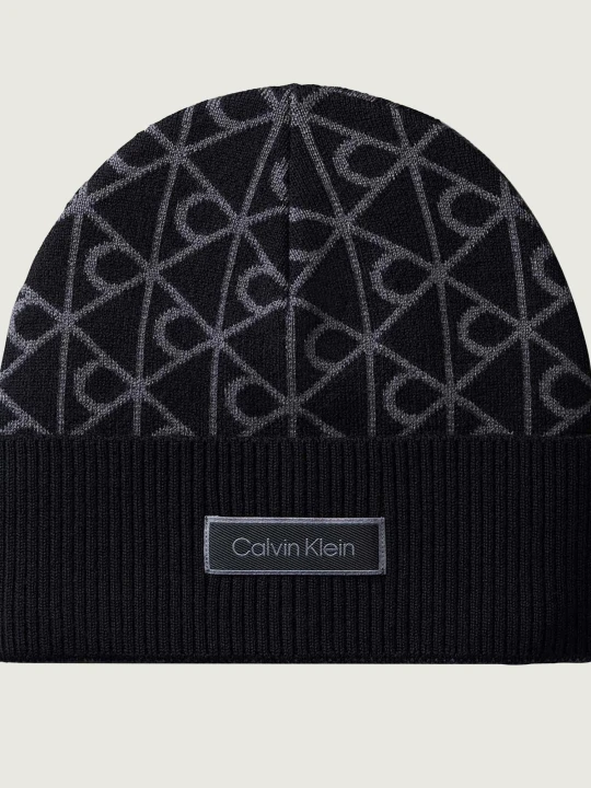 Zdjęcie produktu Calvin Klein Wełniana czapka | z dodatkiem kaszmiru czarny