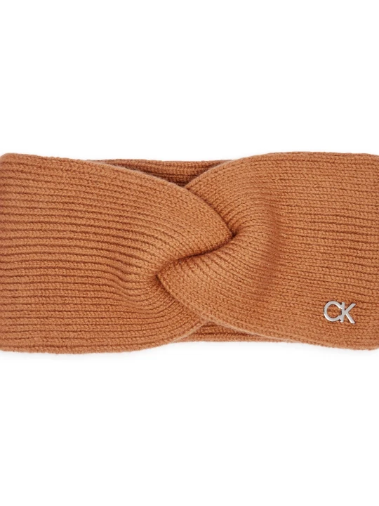 Zdjęcie produktu Calvin Klein Wełniana opaska | z dodatkiem kaszmiru brązowy