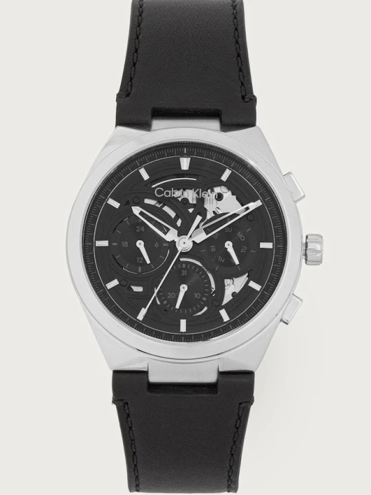 Zdjęcie produktu Calvin Klein zegarek męski Distinguish Skeleton czarny