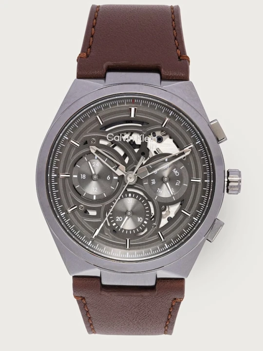 Zdjęcie produktu Calvin Klein zegarek męski Distinguish Skeleton szary
