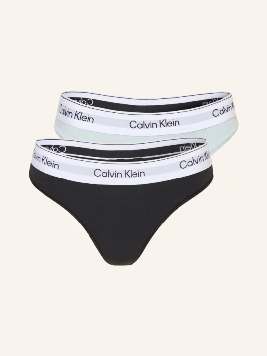 Zdjęcie produktu Calvin Klein Zestaw 2 Sztuk Stringów Icon Cotton Modal blau