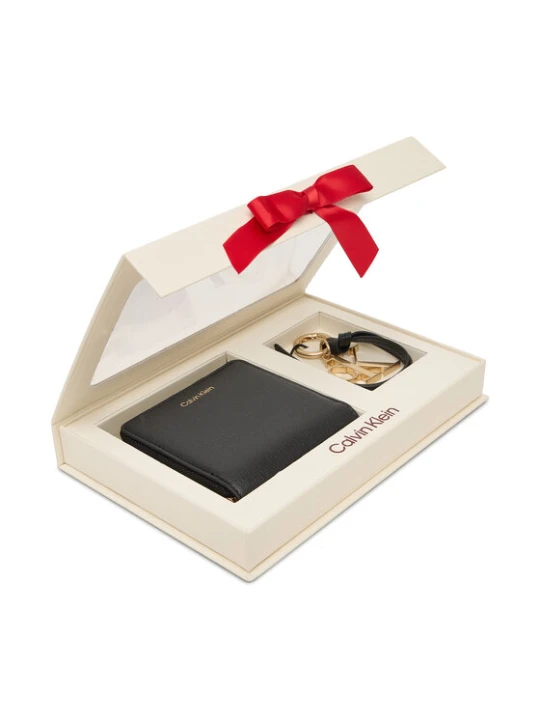 Zdjęcie produktu Calvin Klein Zestaw prezentowy Ck Wallet + Ck Key Fob LV04F0001G Czarny