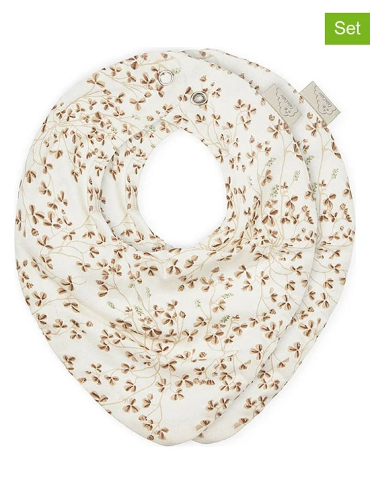 Zdjęcie produktu Cam Cam Copenhagen Chusty trójkątne (2 szt.) w kolorze beżowym rozmiar: onesize