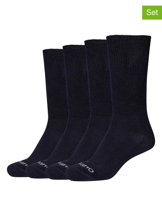 Zdjęcie produktu camano Skarpety (4 pary) w kolorze czarnym rozmiar: 39 / 42