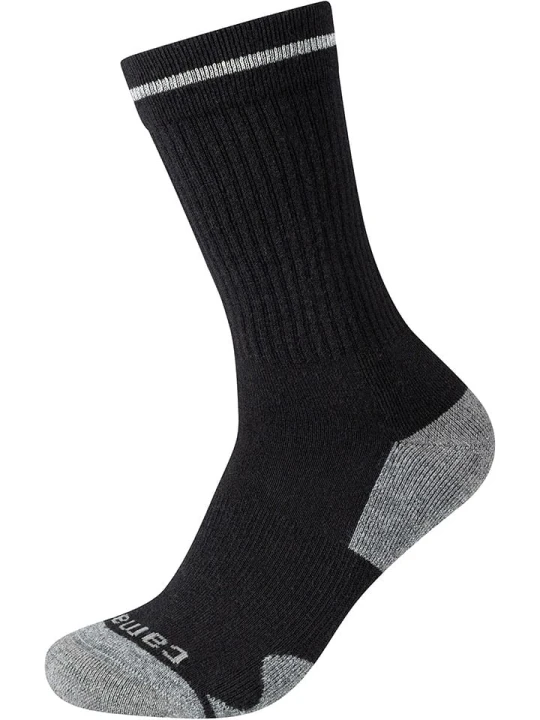 Zdjęcie produktu camano Skarpety w kolorze szaro-czarnym rozmiar: 35-38