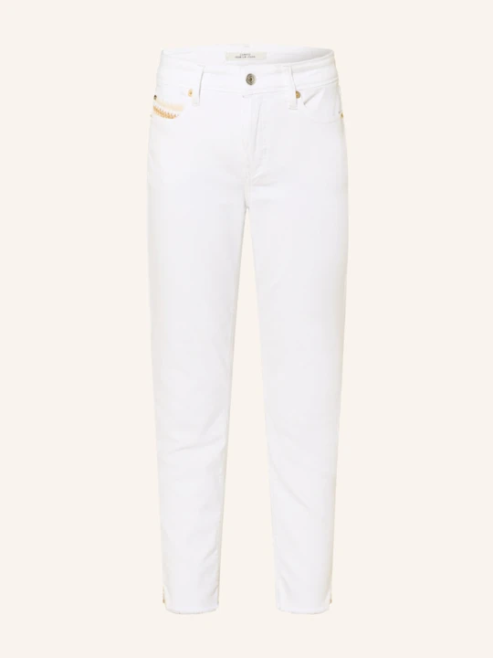 Zdjęcie produktu Cambio Jeansy Cropped Piper weiss 5009 softwash & fringed