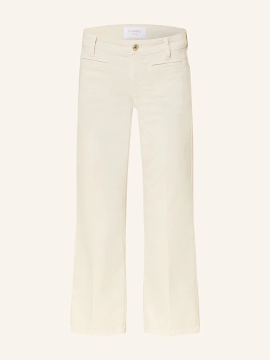 Zdjęcie produktu Cambio Jeansy Cropped Tess beige ECRU
