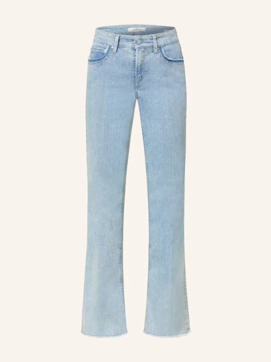 Zdjęcie produktu Cambio Jeansy Flare Paris blau 5128 contrast bleached & fring