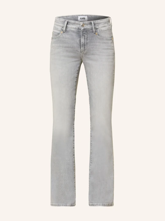 Zdjęcie produktu Cambio Jeansy Flare Paris grau 5282 contrast bleached
