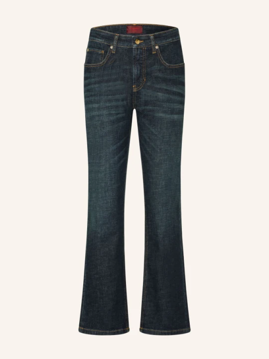 Zdjęcie produktu Cambio Jeansy Straight Gini blau 5440 cross dark soft tea
