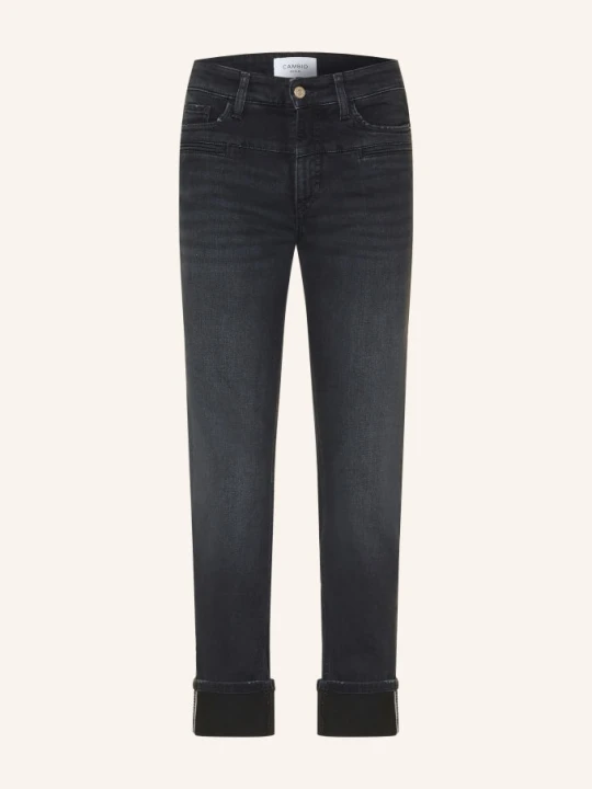Zdjęcie produktu Cambio Jeansy Straight Pearlie schwarz 5324 dark cozy well worn