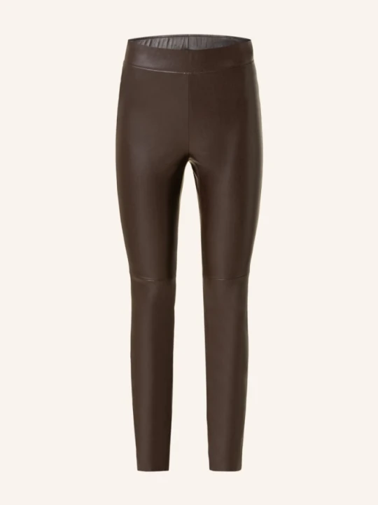 Zdjęcie produktu Cambio Legginsy Randa Z Imitacji Skóry braun CIEMNOBRĄZOWY