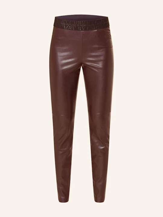 Zdjęcie produktu Cambio Legginsy Randa Z Imitacji Skóry rot CIEMNOCZERWONY