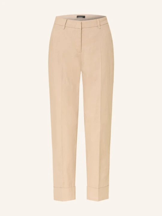 Zdjęcie produktu Cambio Spodnie 7 / 8 Krystal Z Dodatkiem Lnu beige