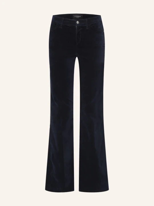 Zdjęcie produktu Cambio Spodnie Bootcut Paris Z Aksamitu blau