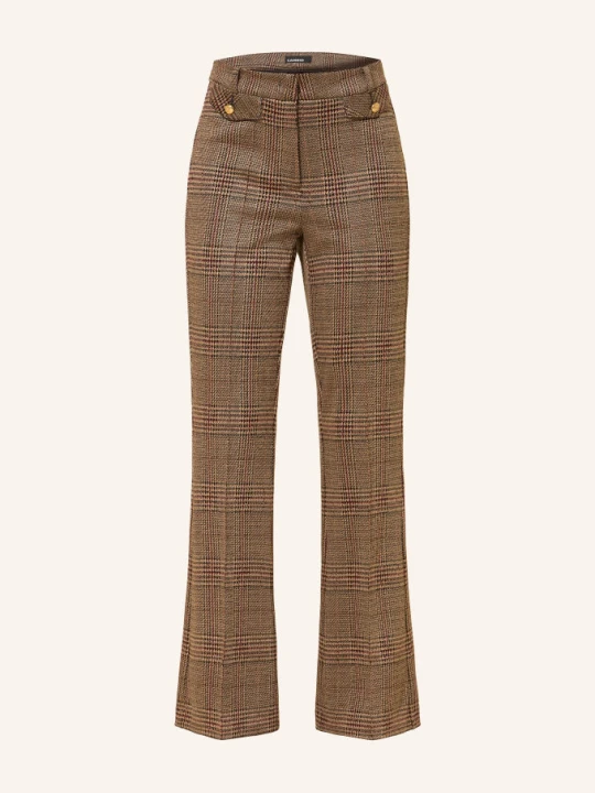 Zdjęcie produktu Cambio Spodnie Z Rozszerzanymi Nogawkami Fleur Cropped braun brązowy